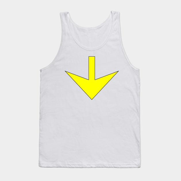 Yamato Yellow Tank Top by GloopTrekker